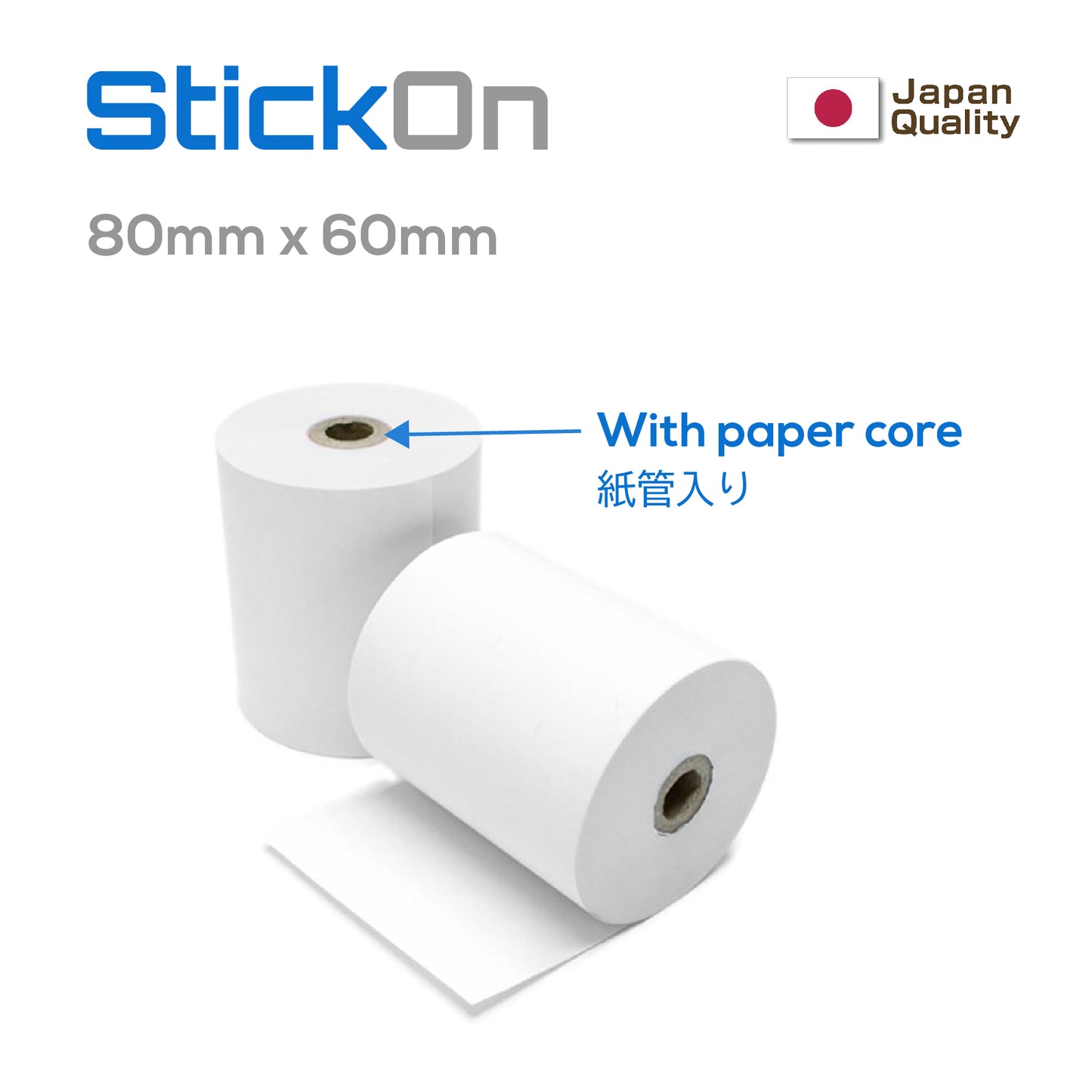 Thermal Receipt Paper Roll [Various Size] [10 Rolls]
