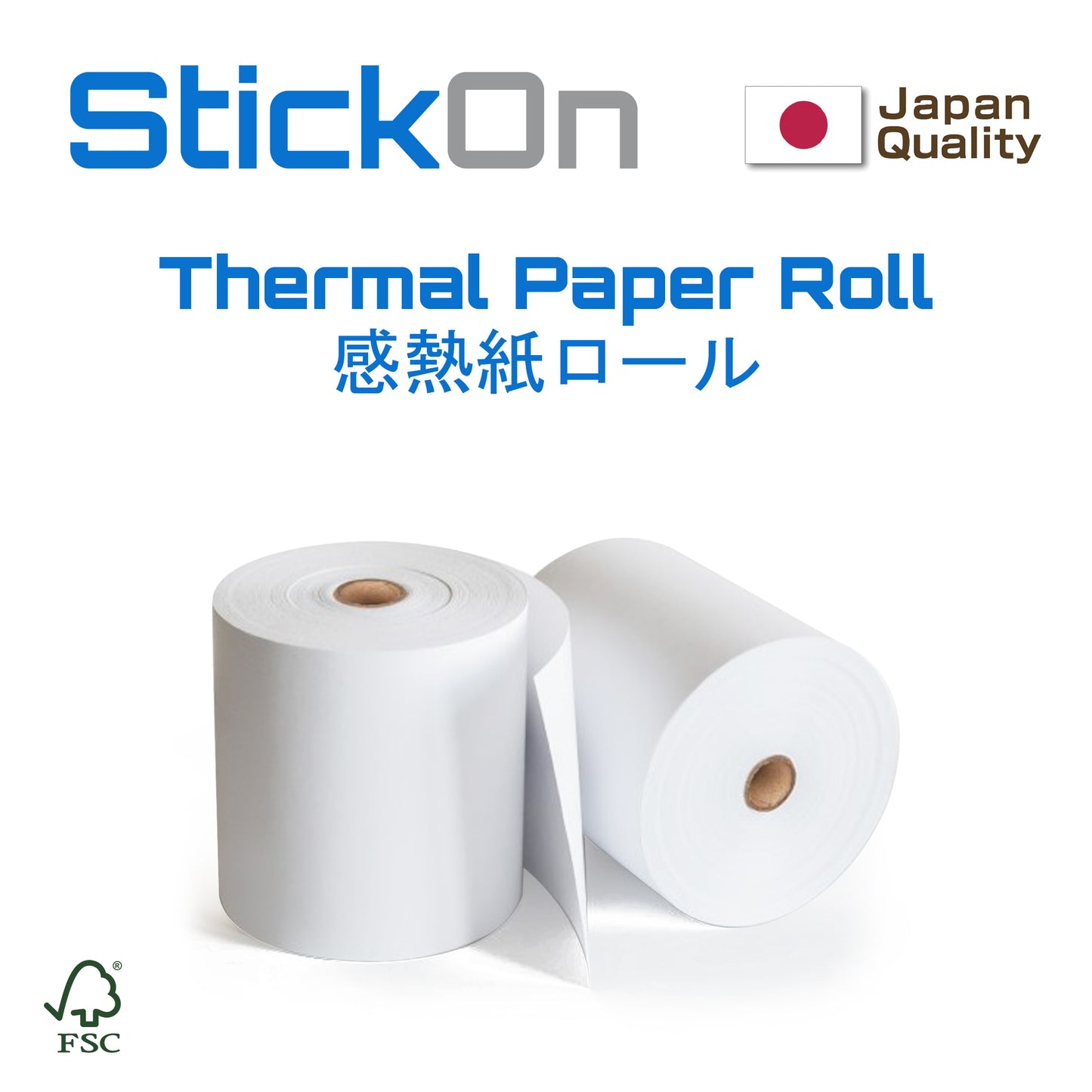 Thermal Receipt Paper 80mm x 60mm x 12mm [100 Rolls]