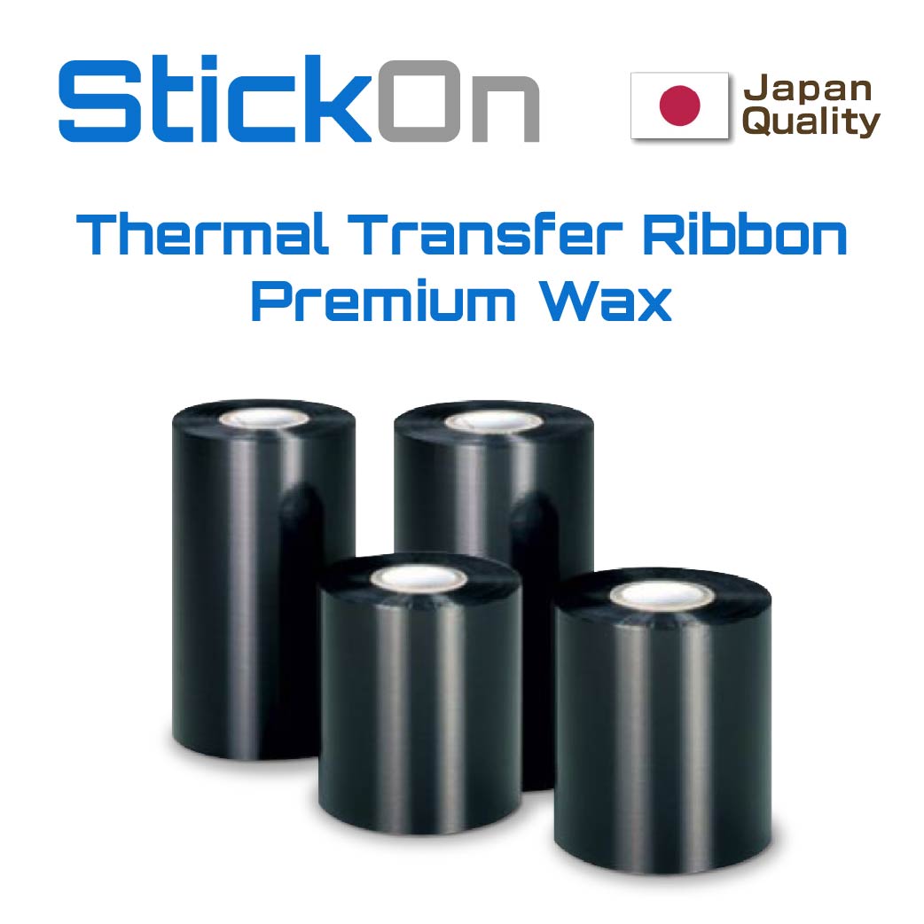 Thermal Transfer Ribbon - Wax [FACE-OUT]