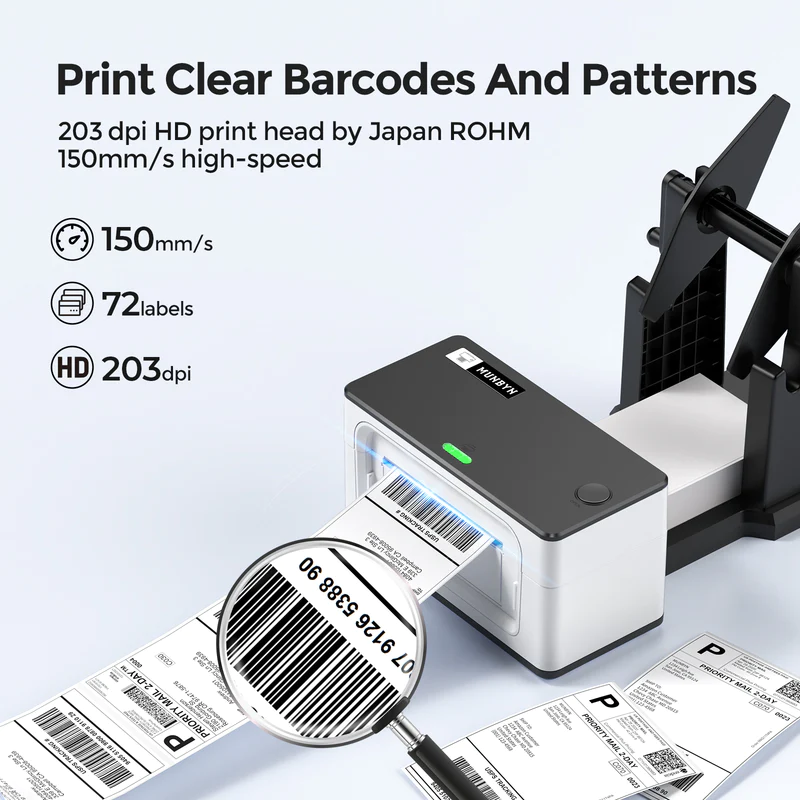 MUNBYN Thermal Shipping Label Printer – STICKON SDN. BHD.