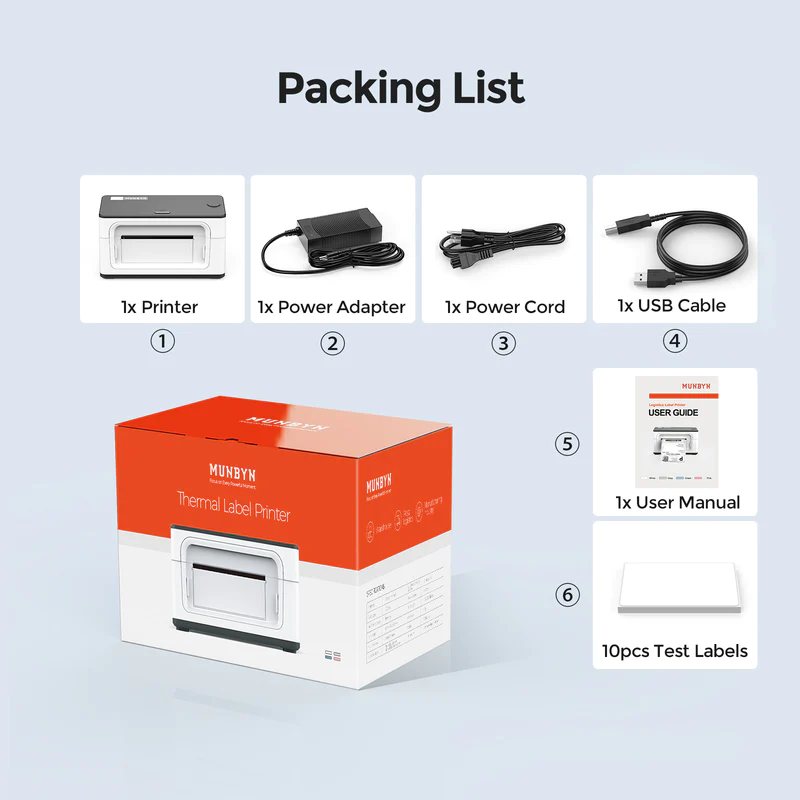 MUNBYN Thermal Shipping Label Printer