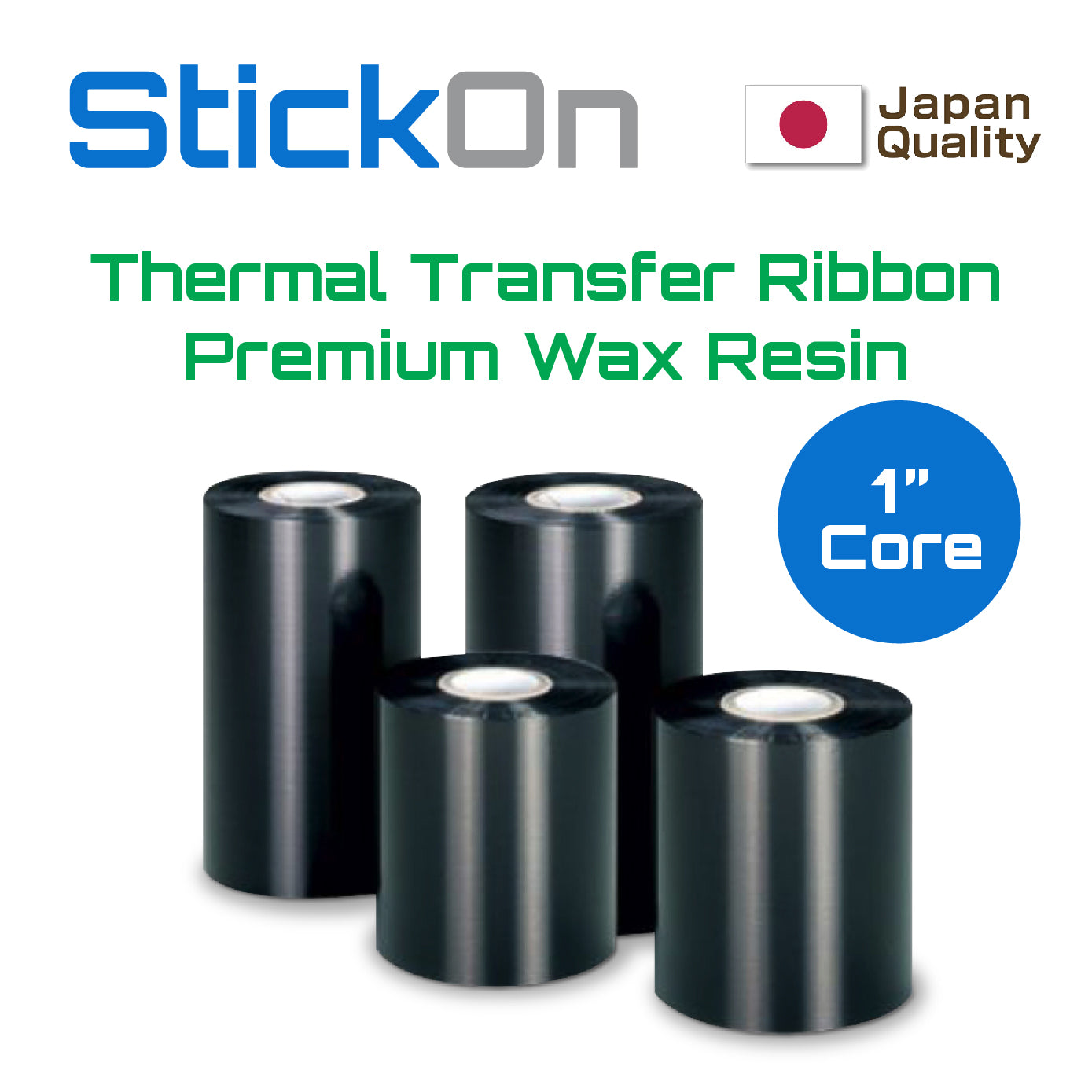 Thermal Transfer Ribbon - Wax Resin [FACE-OUT]