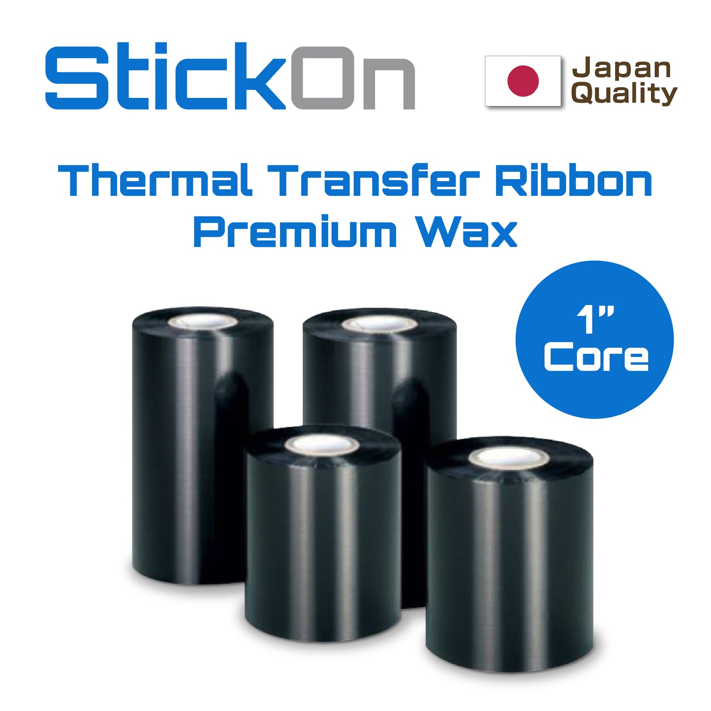 Thermal Transfer Ribbon - Wax [FACE-OUT]